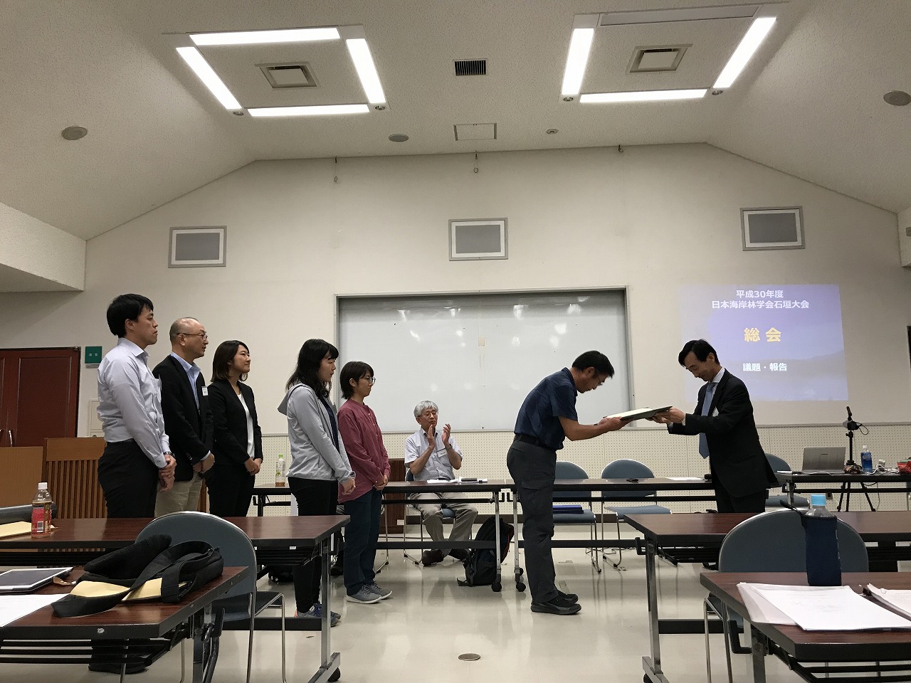 日本海岸林学会で学会賞 地域賞 を受賞しました 自然再生技術協会
